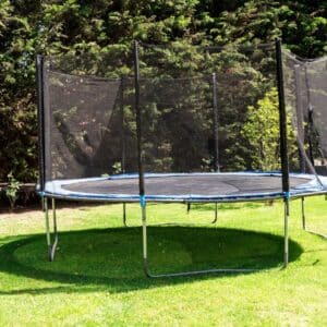 round outdoor trampoline