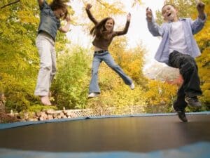 trampoline game for kids